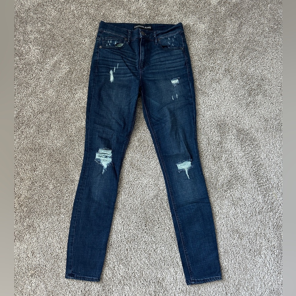 Express Ripped Jeggings